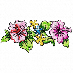 Flowers And Tree Embroidery Design 8 Flowers And Tree Embroidery Design 8